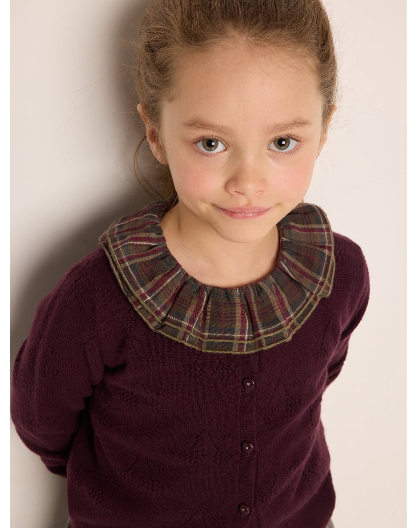 Girls | Thindra Cardigan | Grape