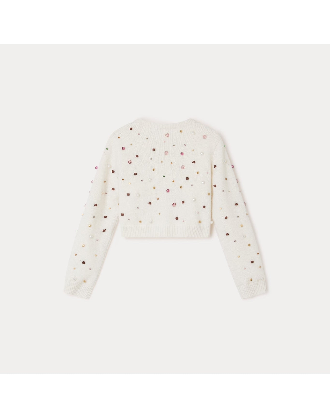 Girls | Tholmine Cardigan | Milk White