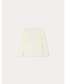 Girls | Tidjiane Long-Sleeved T-Shirt | 4Y | Ecru