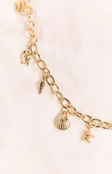 Chain Shell Belt | Gold