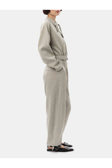 Grey Light Melange Suiting Short Jacket | Alfalfa