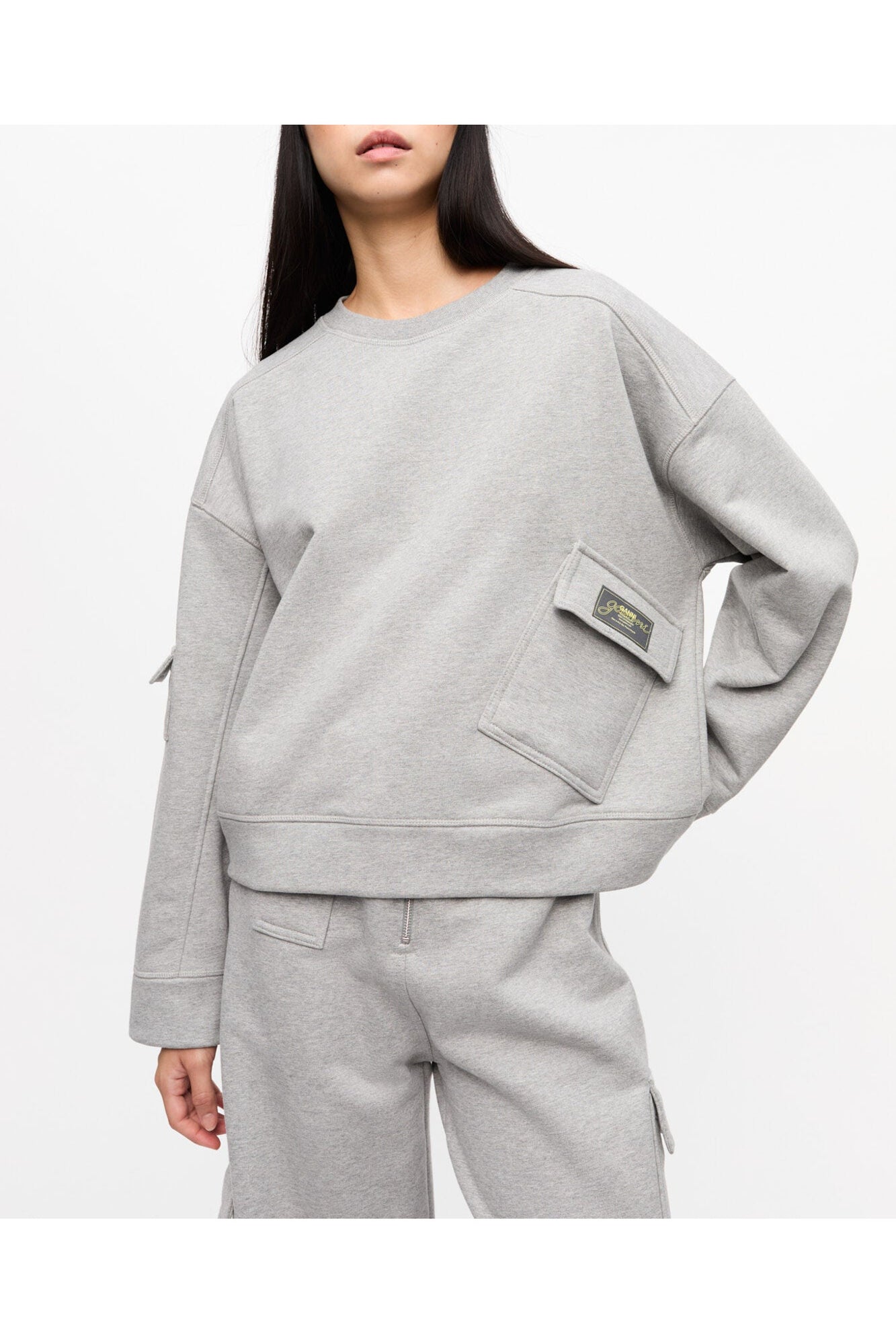 Grey Oversized Sweatshirt | Paloma Melange