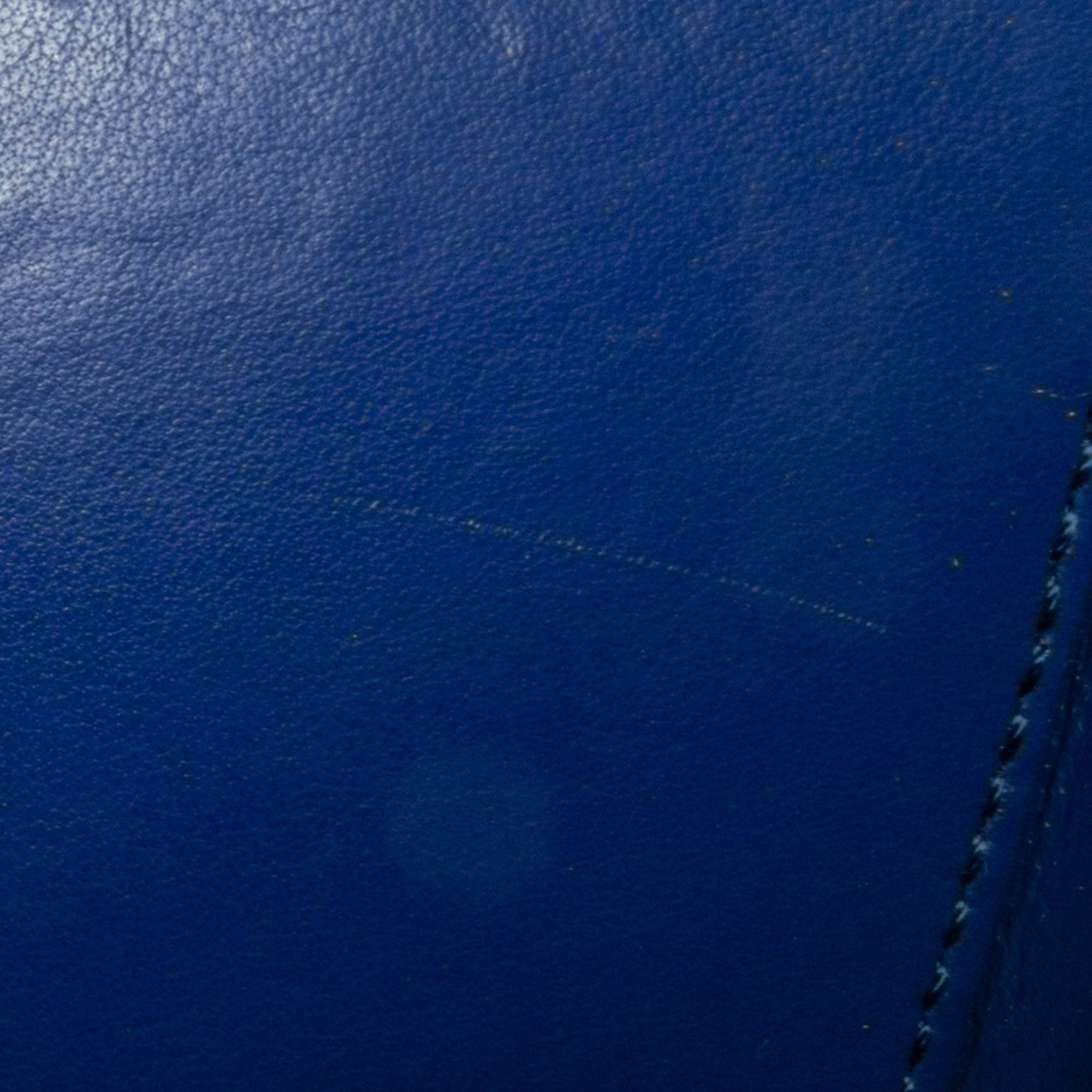 Chanel | Pre-Owned Small Jersey CC Filigree Vanity Case | BlueGreen