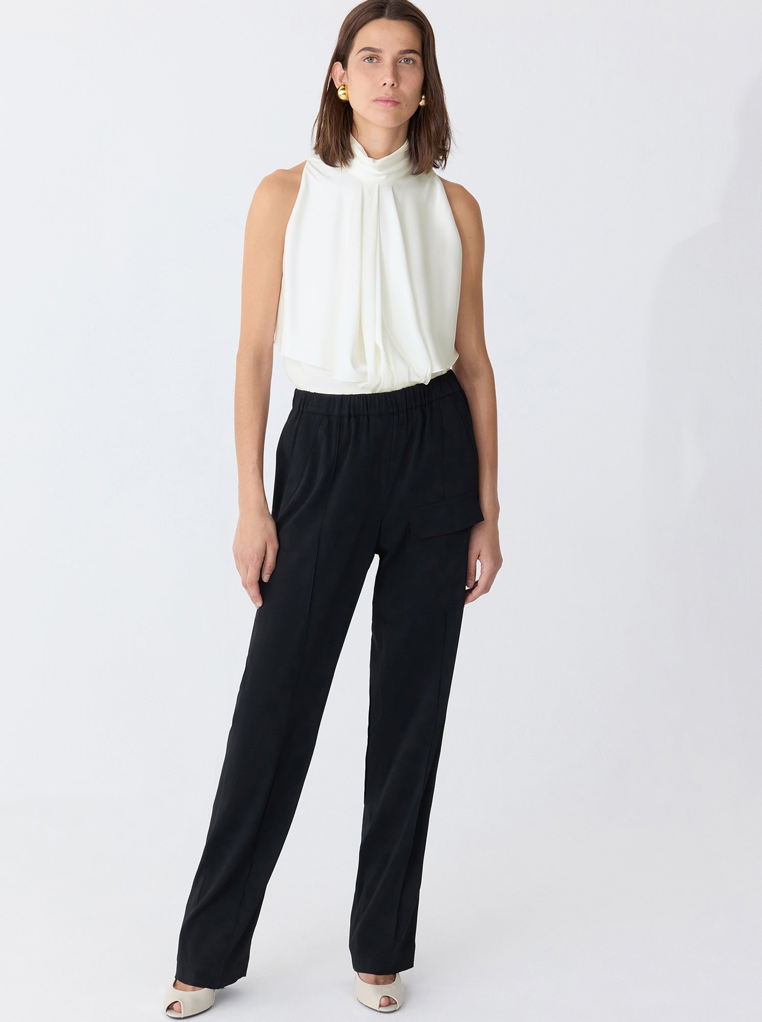 Harper Pull-On Pant | Black