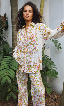 Womens | Aira Cotton Shirt | Off White