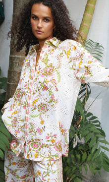 Womens | Aira Cotton Shirt | Off White