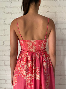 Hemant & Nandita | Asha Floral Long Dress | Pink