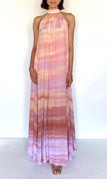 Hemant And Nandita | Asma Viscose Natural Crepe Back Ties Maxi Dress | Multi