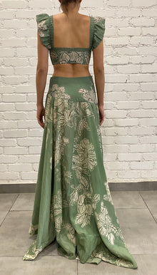 Hemant & Nandita | Dara Long Skirt | Green