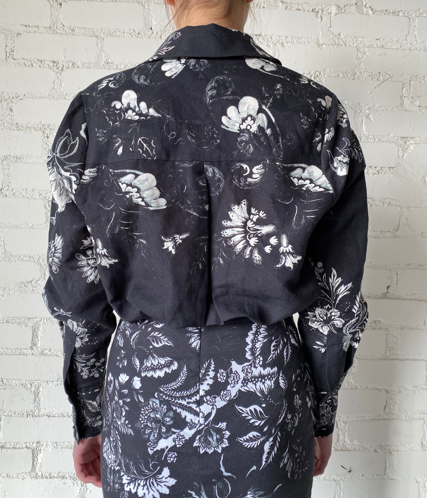 Hemant & Nandita | Dea Oversized Shirt | Black/White