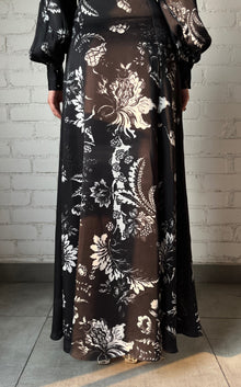 Hemant & Nandita | Dea Long Dress | Black/White
