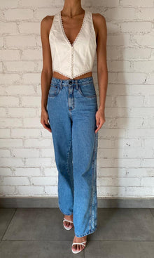 Womens | Inv Cotton Poplin Top | White