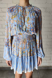 Hemant & Nandita | Lyan Short Dress | Blue