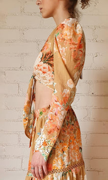 Womens | Jolie Cotton Gauze Top | Nude