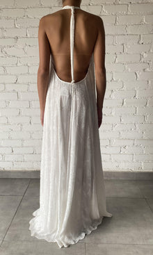 Womens | Nera Viscose Long Dress | White