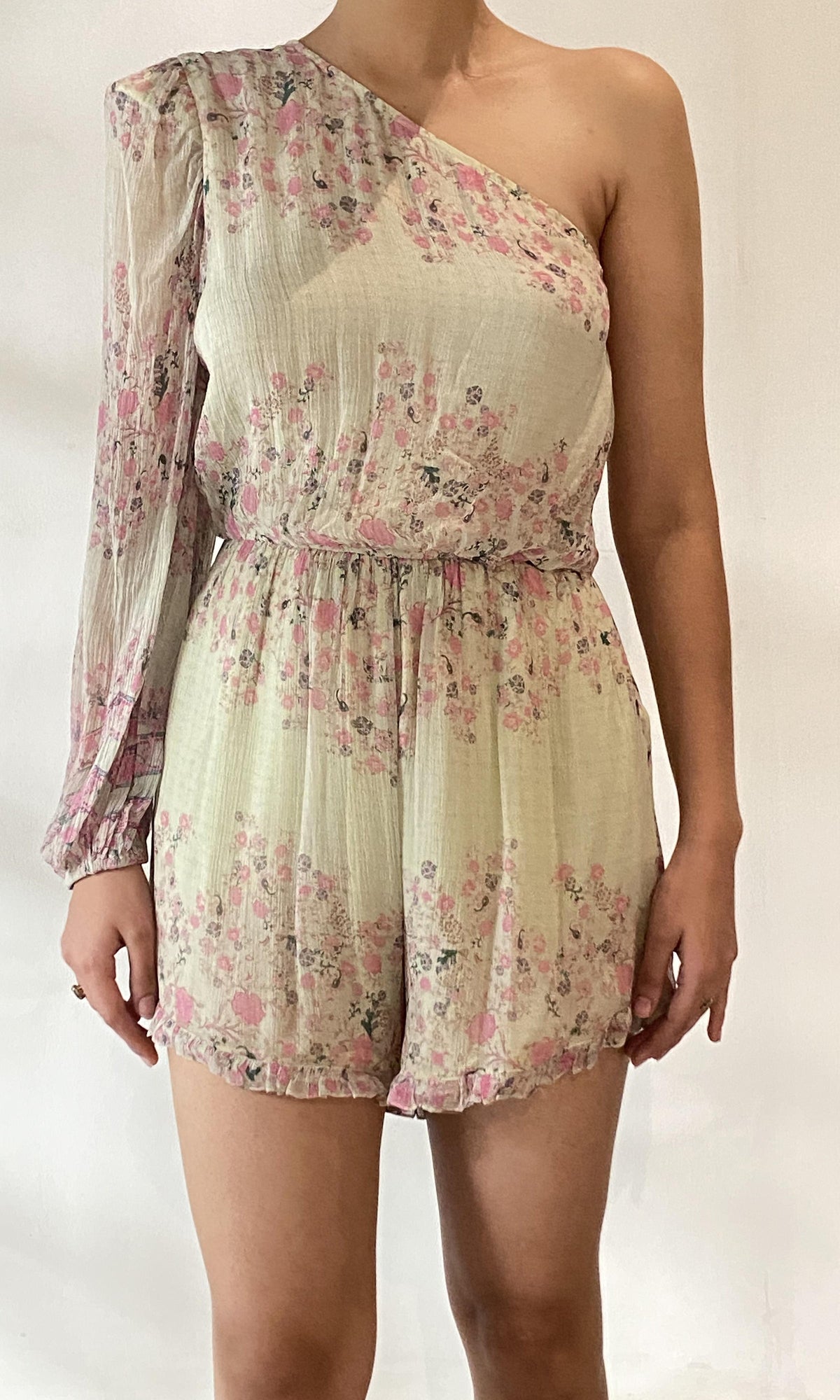 Womens | Nina Viscose Romper | Green