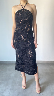 Hemant & Nandita | Sehr Midi Dress | Black