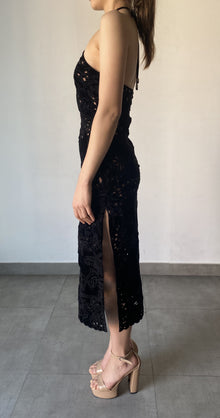 Hemant & Nandita | Sehr Midi Dress | Black