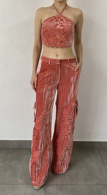 Hemant & Nandita | Sehr Cargo Pants | Pink