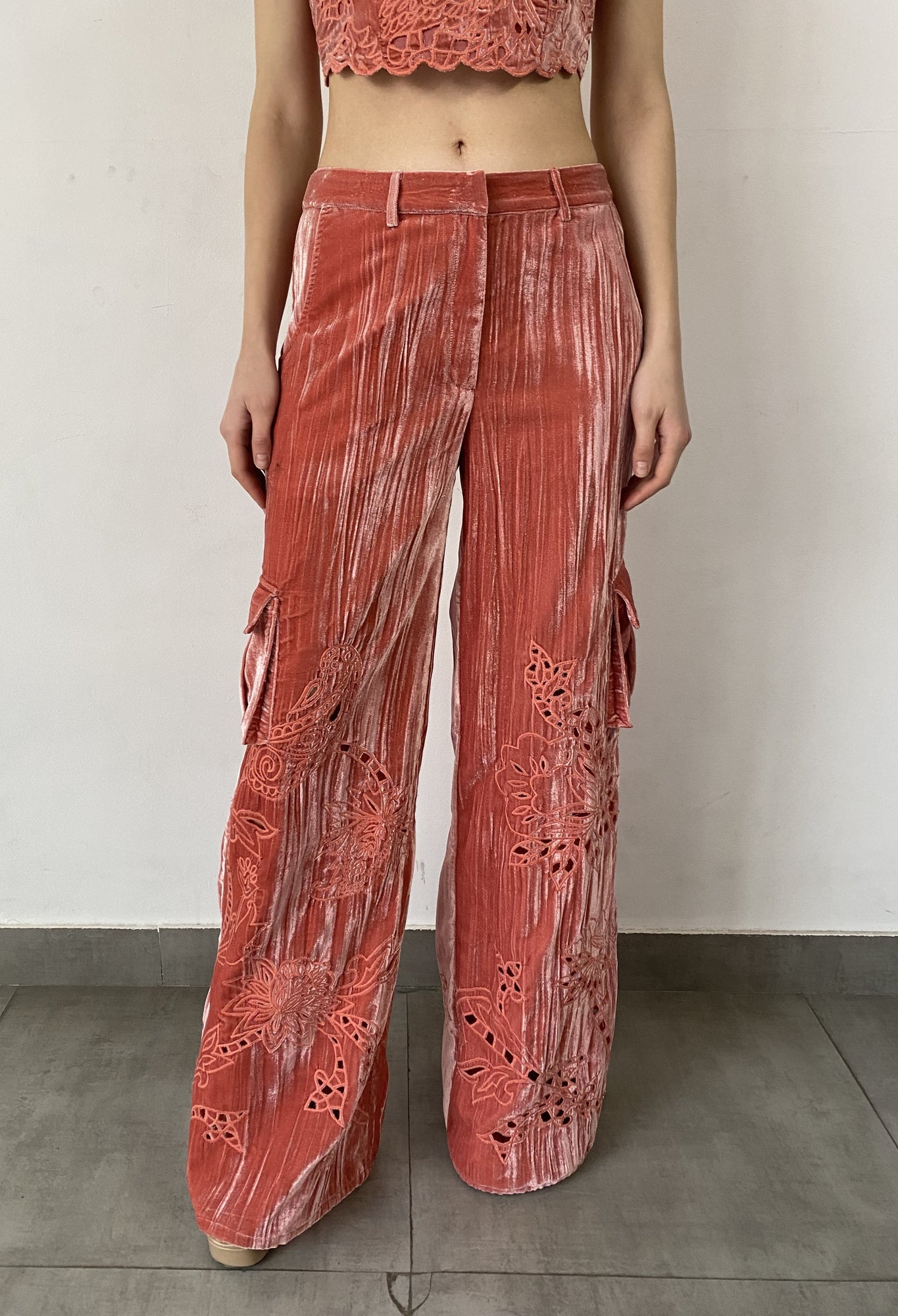 Hemant & Nandita | Sehr Cargo Pants | Pink