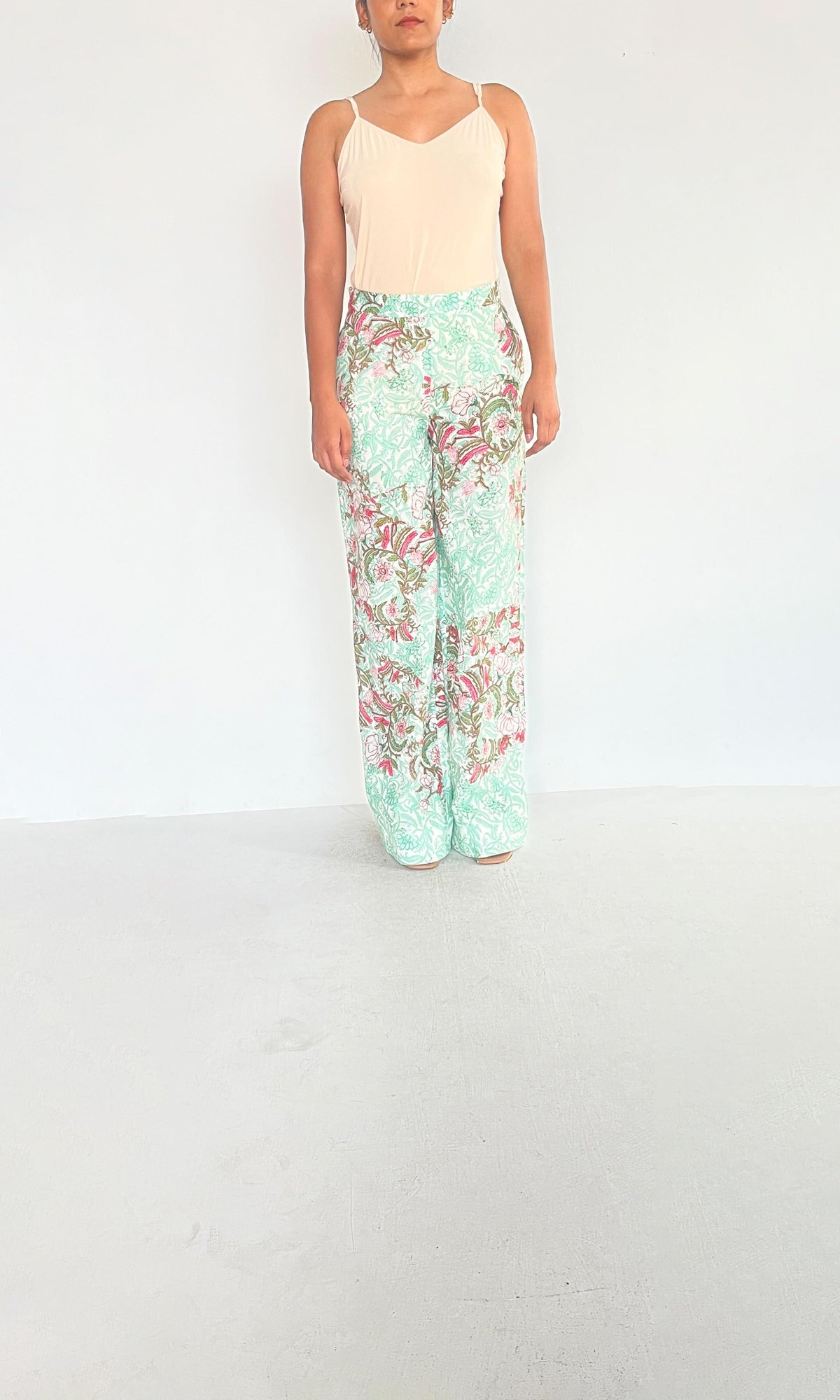 Hemant And Nandita | Sidra Cotton Linen Pants | Multi