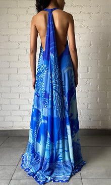Womens | Soma Viscose Long Dress | Blue