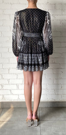 Hemant & Nandita | Viri Short Dress | Black/White