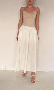 Hemant And Nandita | WHT Cotton Long Skirt | White