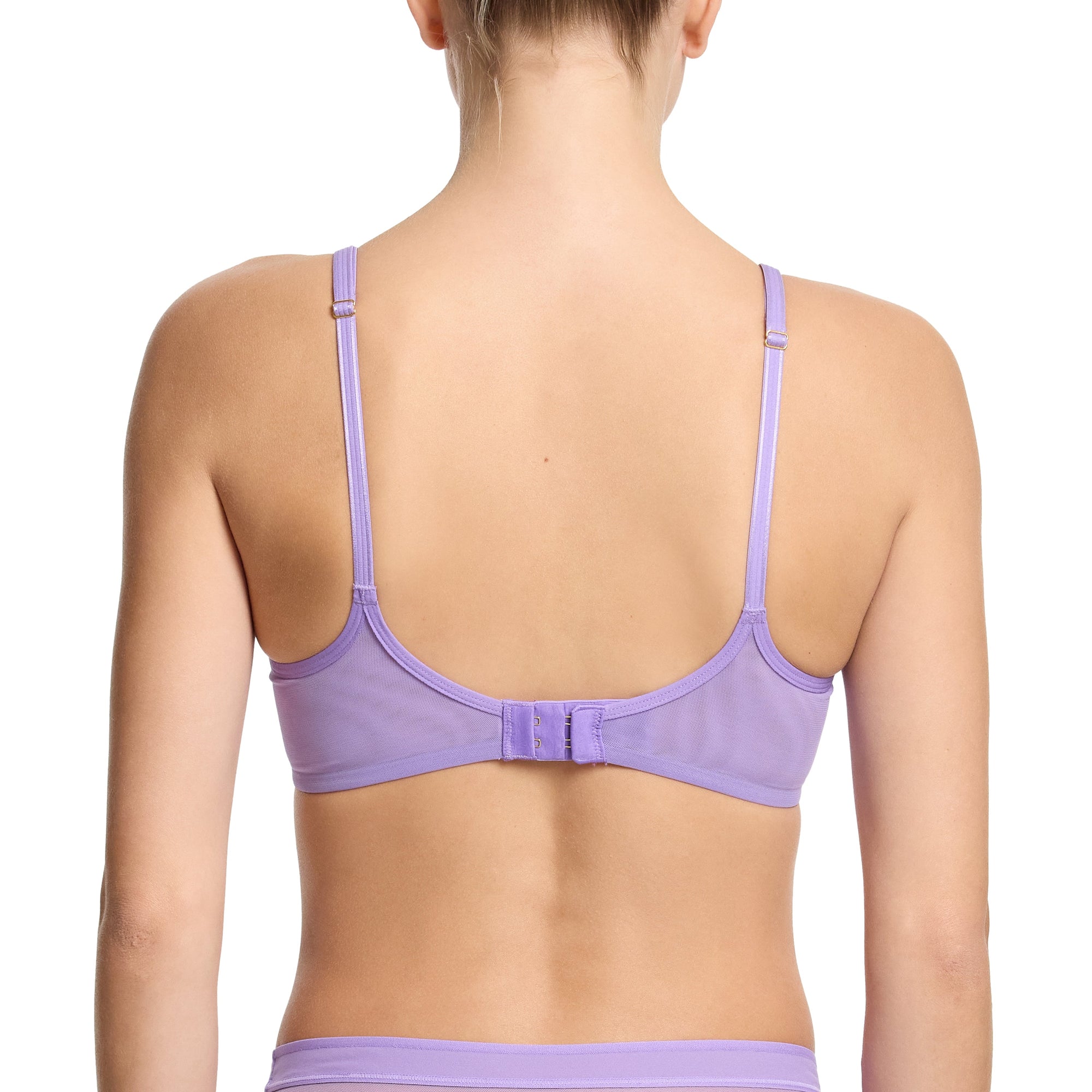 Unlined Mesh Underwire Bra | Grape Juice (Purple)