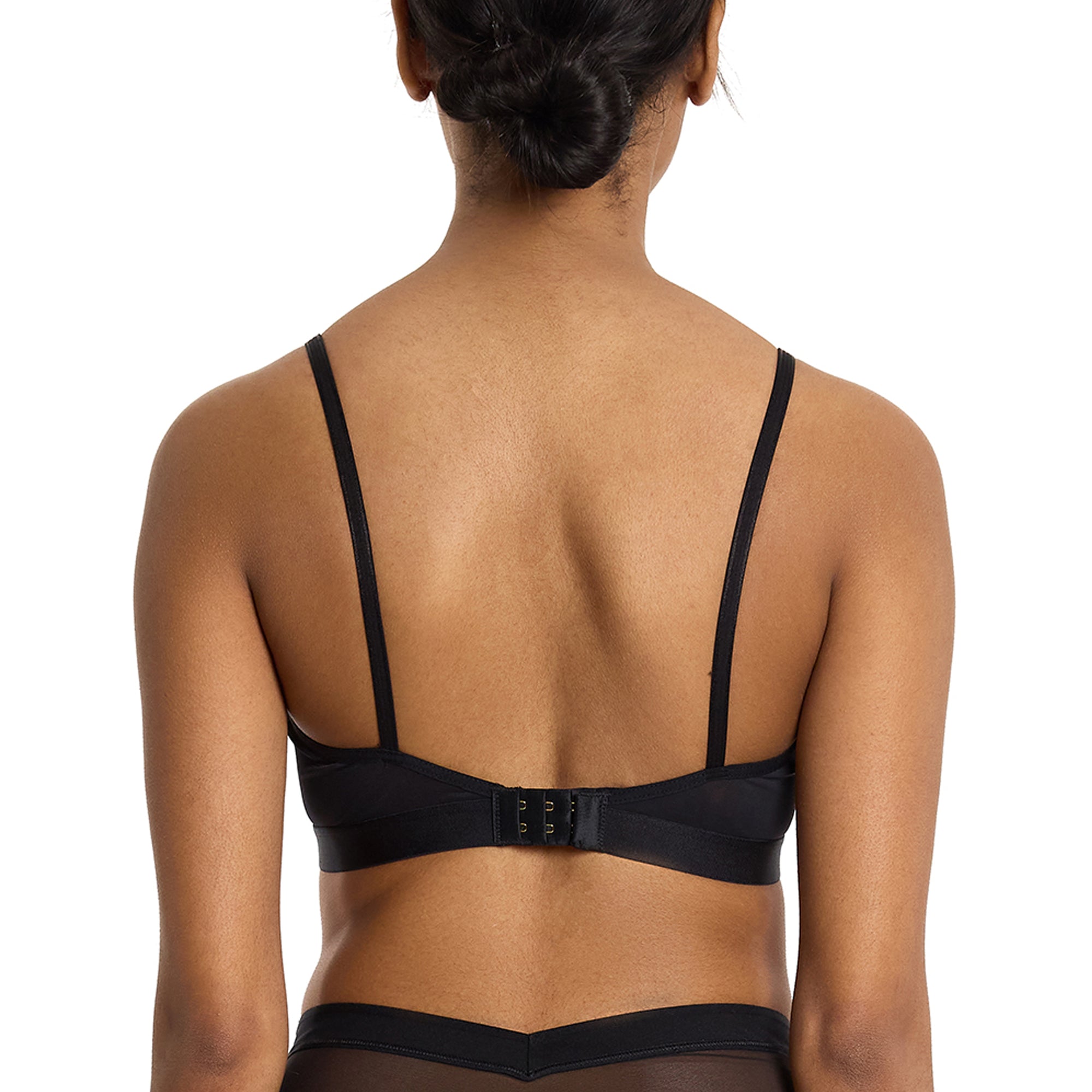 Mesh Triangle Bralette | Black