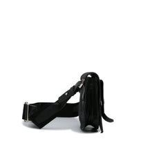 Dior | Pre-Owned Oblique Canvas Saddle Messenger Bag | Black