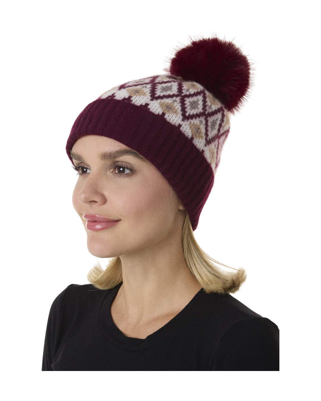 Sofia Cashmere | Women | Women's Hat | Bordeaux