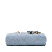 Dior | Pre-Owned Small Denim Macrocannage Lady D Joy | Blue