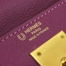 Hermes | Pre-Owned Special Order Evercolor Kelly II Retourne 28 | PurpleBrown