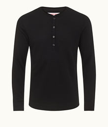 Harrison Cashmere Classic Fit Modal-Cashmere T-Shirt | Black