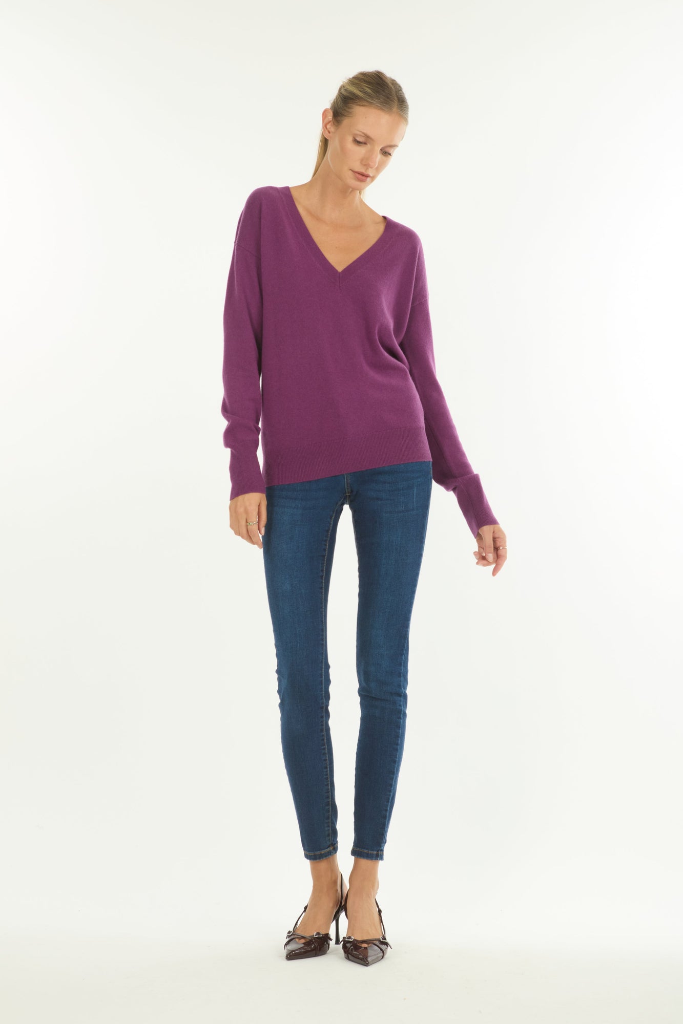 Haven Sweater | Mauve Pink