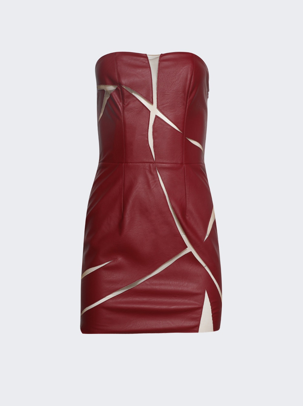 Women | Di Petsa | Cracked Mini Dress | Red