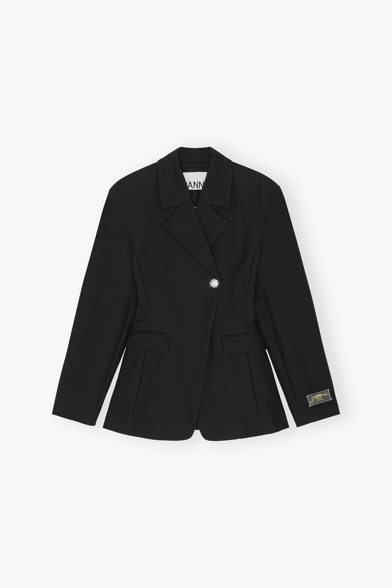 Heavy Cotton Tailoring Blazer | Black
