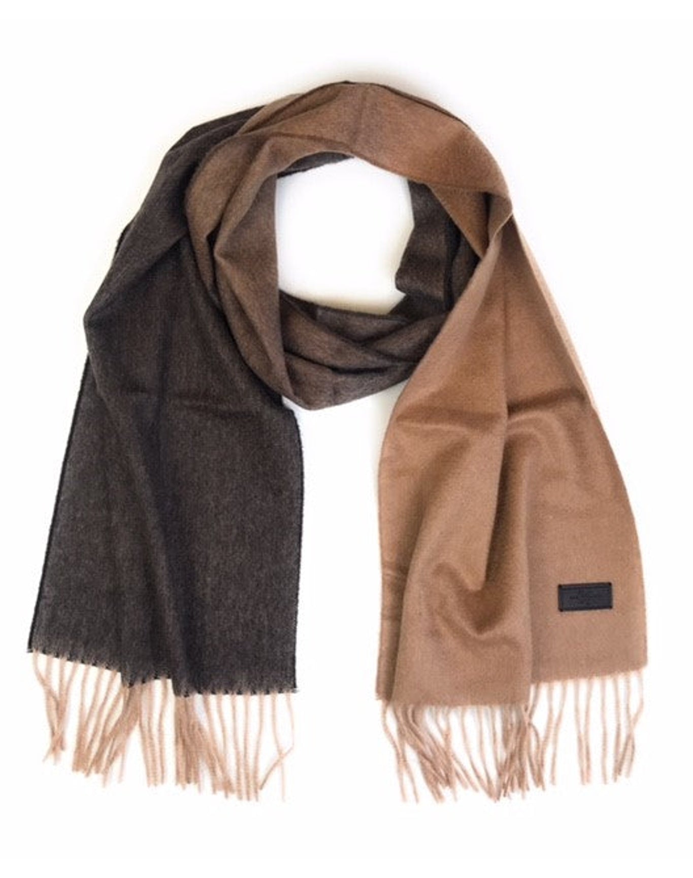 Hickey Freeman | Men | Cashmere Ombre Scarf | Camel