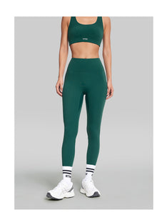 High-Waisted Impact Mesh Leggings | Dark Moss