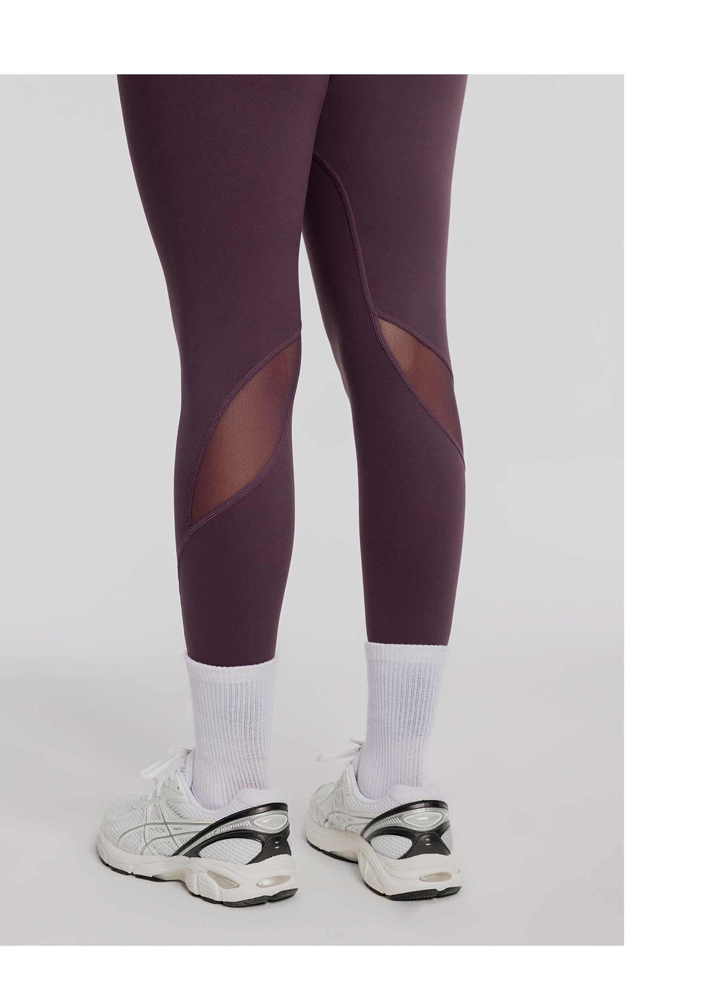 High-Waisted Stretch Performance Leggings | Midnight Plum