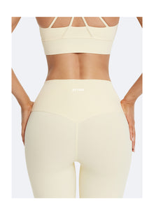 High-Waisted ⅞ Leggings | Butter Yellow