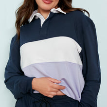 Hugby Rugby Pullover | Navy/White/Lavender