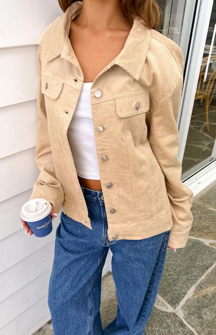 Hugo Cord Western Jacket | Cream
