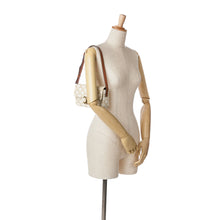 Celine | Pre-Owned Triomphe Coated Canvas Claude Shoulder Bag | White