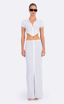 Palmer Crop | White