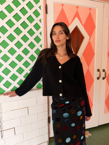 Issa V-Neck Cardi | Black