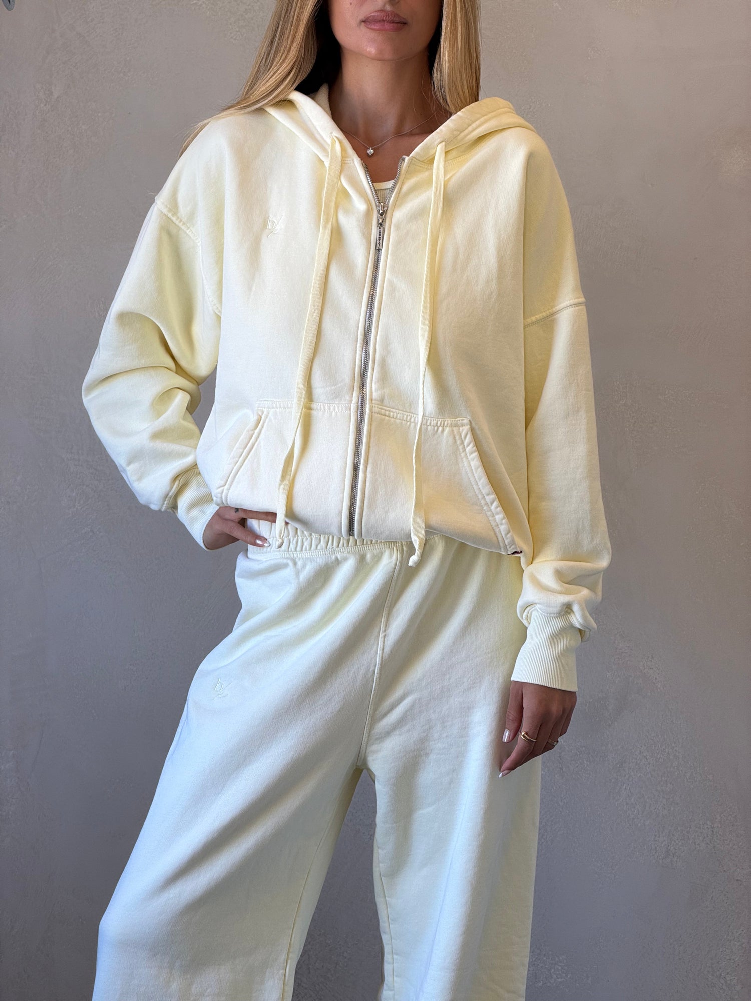 Women | Be Kind * Supreme Fleece Slouch Zip Hoodie | Sunwash
