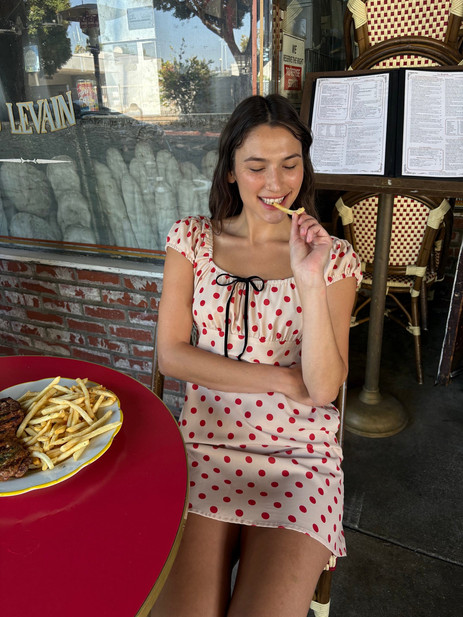 Suzy Dress | Scarlett Dot