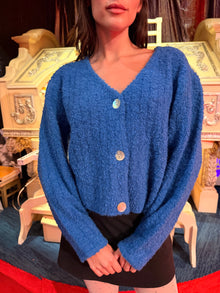 Issa V-Neck Cardi | Cobalt